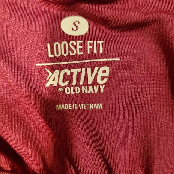 Old Navy  Purple workout top Active Loose Fit Size Small S - Picture 4 of 6